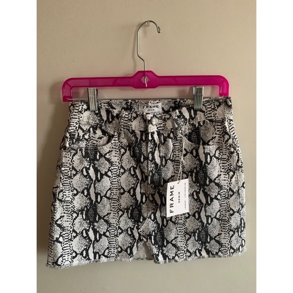 Frame | python mini skirt - Picture 2 of 5